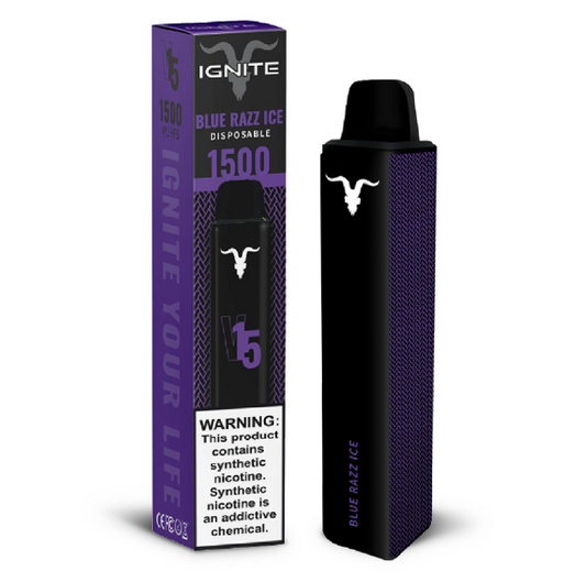 "V15" Vape Desechable - Blue Razz Ice