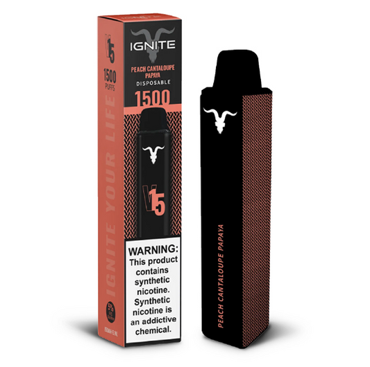 "V15" Vape Desechable - Peach Cantaloupe Papaya