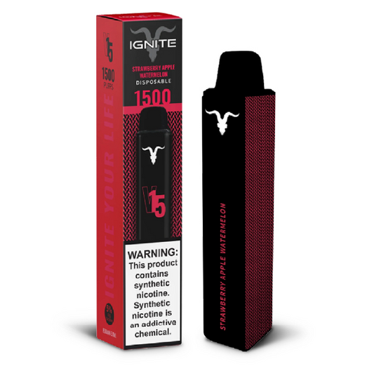 "V15" Vape Desechable - Strawberry Apple Watermelon