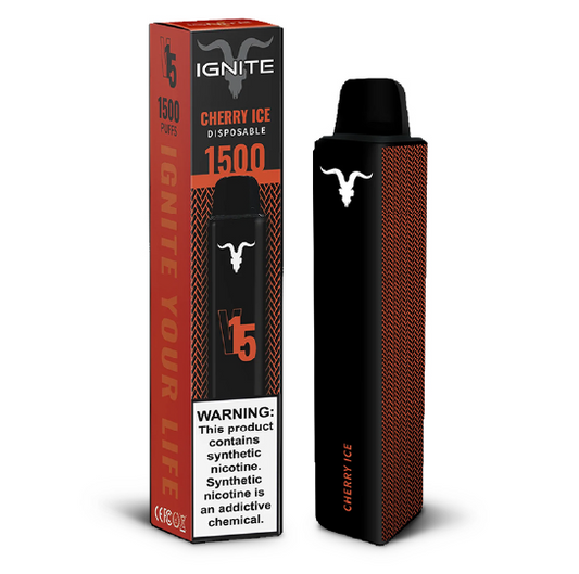 "V15" Vape Desechable - Cherry Ice